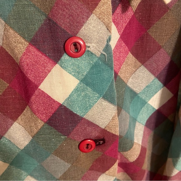 1950’s Plaid Dress - Picture 6 of 12